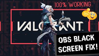 how to fix valorant black screen on obs game capture (2022) | valorant | valorant black screen fix