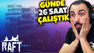 BİTTİ!! GÜNDE 26 SAAT ÇALIŞARAK YAPTIĞIMIZ GEMİ!! | EKİPLE RAFT | Barış Can