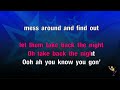 Take Back The Night Justin Timberlake KARAOKE Take Back The Night Justin Timberlake KARAOKE
