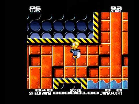 AMIGA OCS DONG GAME DEMO AKA DONK! THE SAMURAI DUCK! DONK THE SAMURAI DUCK DONG AMIGA POWER 24 APR93
