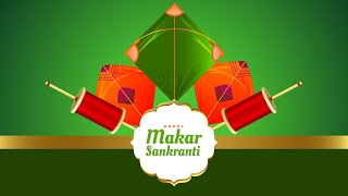 Makar Sankranti Animation | Animation Background Video | Green Background screenshot 2