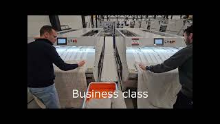 Foltex BVM airline blanket folding and packing line