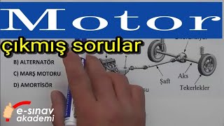 #Ehliyet Sınav Soruları #Motor Soruları Mart 2019-1 #www.e-sinavakademi.com