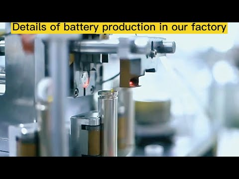 Video of battery production in our factory