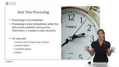 Information Processing and User Interfaces: data processing |  | UPV