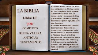 ORIGINAL: LA BIBLIA LIBRO DE " JOB " COMPLETO REINA VALERA ANTIGUO TESTAMENTO
