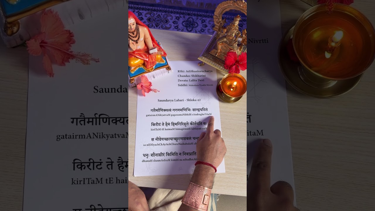 🌿 Relief from Severe Abdominal Disorders | Saundarya Lahari – Shloka 42 🌿