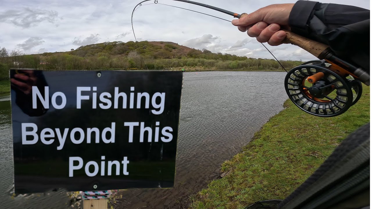 GALE FORCE WINDS - UK Fly Fishing At Dare Valley BIG Fish Fishery