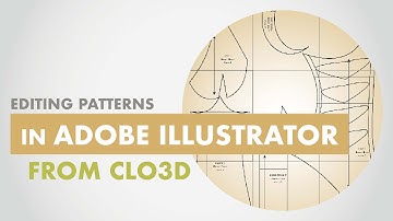 Editing Patterns in Adobe Illustrator | Bodysuit | Introduction to CLO3D for Theatre Artists
