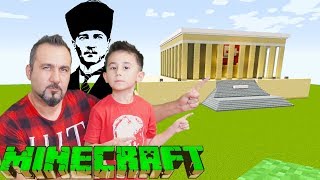 Minecraft Ta Anitkabi̇r Yaptik Vales İle 3 Ki̇şi̇ Minecraft Oynuyoruz