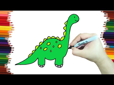 Video: Jinsi Ya Kuteka Dinosaur