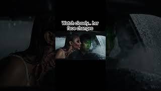 Watch closely… her face changes #scary #shortvideo #horrorsounds