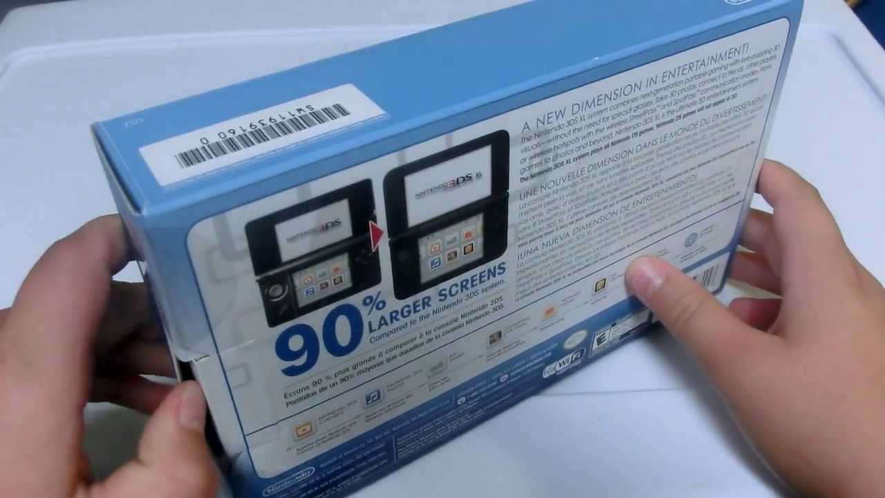 Nintendo 3ds Xl Blue Black Unboxing Free Amazon Gift Cards Youtube