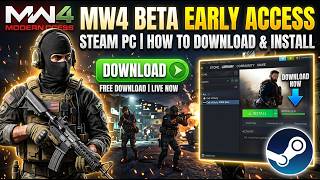 MW4 Beta Early Access Steam PC | How to Download & Install Modern Warfare 4 Beta