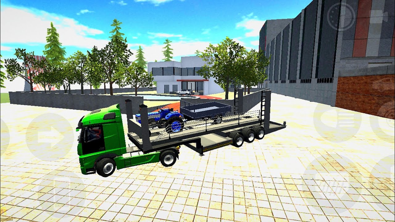 Tractor loded in truck in Indian bike driving 3D #trending #gaming #viral #viralvideo