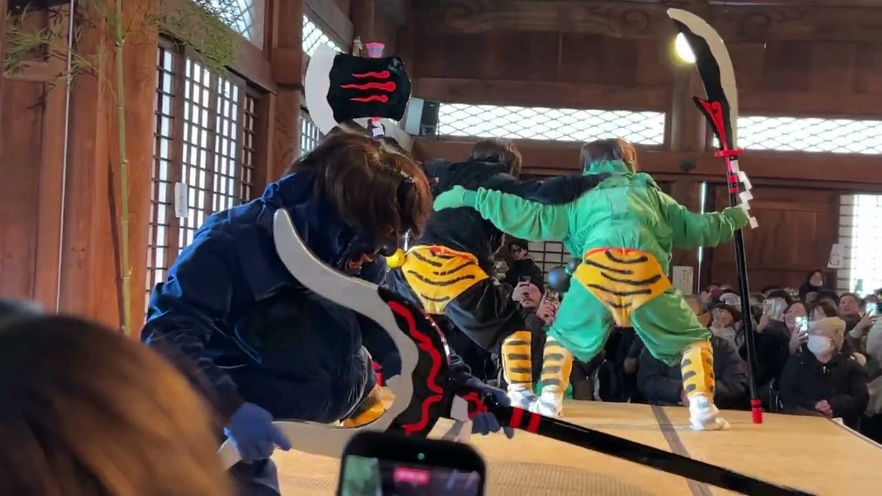 2026年2月3日   本成寺おに踊り/日本三大おに踊り