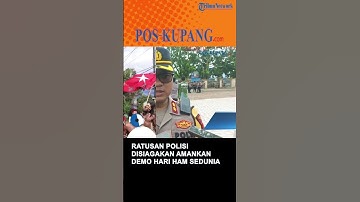 Ratusan Polisi Disiagakan Amankan Demo Hari HAM Sedunia di Mimika