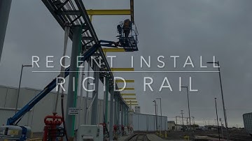 Railcar Rigid Rail Fall Protection Installation by HySafe