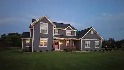 Inception Lighting Roofline on Residential Home