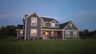 Inception Lighting Roofline on Residential Home