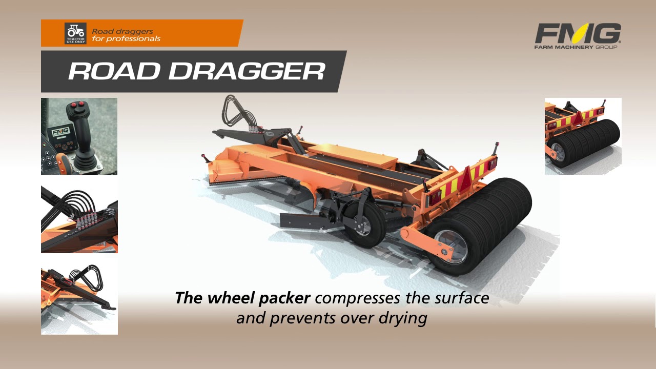 Новый тракторный прицепной грейдер TLN250 для узких дорог. Маленький, но мощный!