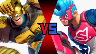 ARMS - Max Brass (me) vs Spring Man (Hedlok Scramble)