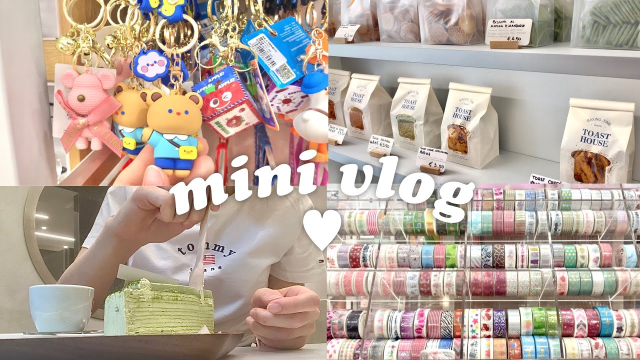 mini vlog no. 4 🎀 milan china town // stationery shopping