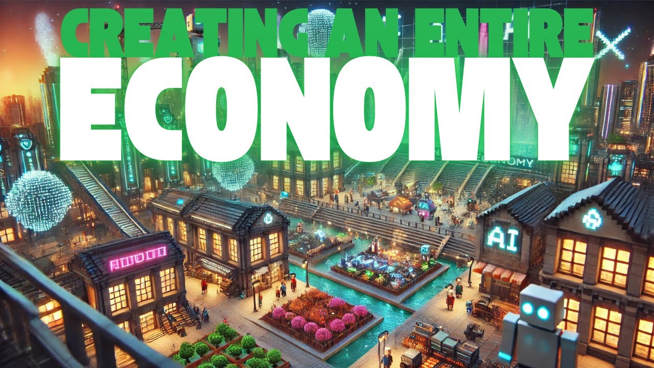 Minecraft Decentralization BUILDING A ENTIRE ECONOMY FROM SCRATCH - AI MADE MINECRAFT SERVER #5 ...