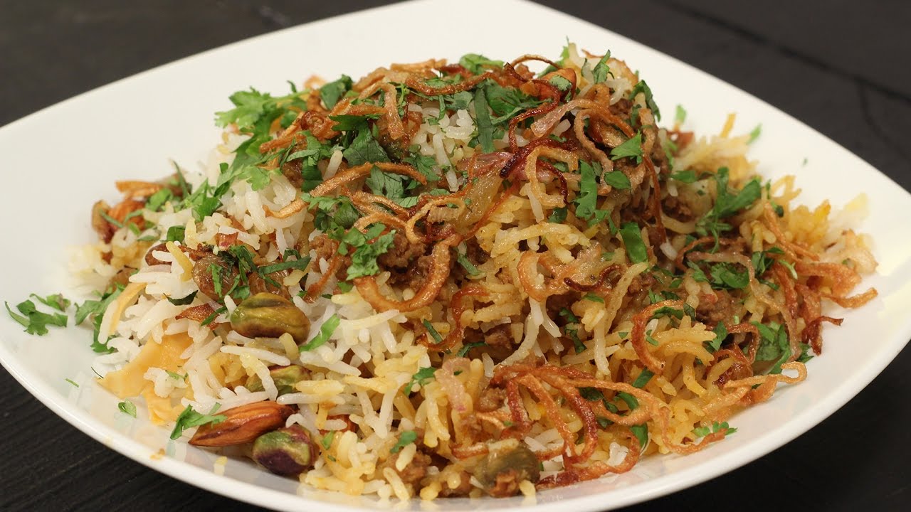 Shehenshahi parsi keema pulao