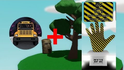 How to get the "bus" Glove + "To the moon" badge [Slap Battles]