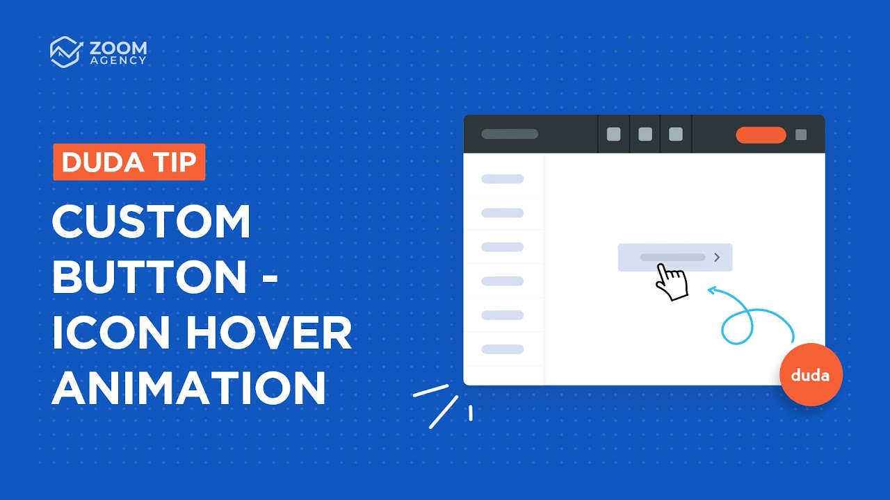 Duda Tip: Custom Button - Icon Hover Animation