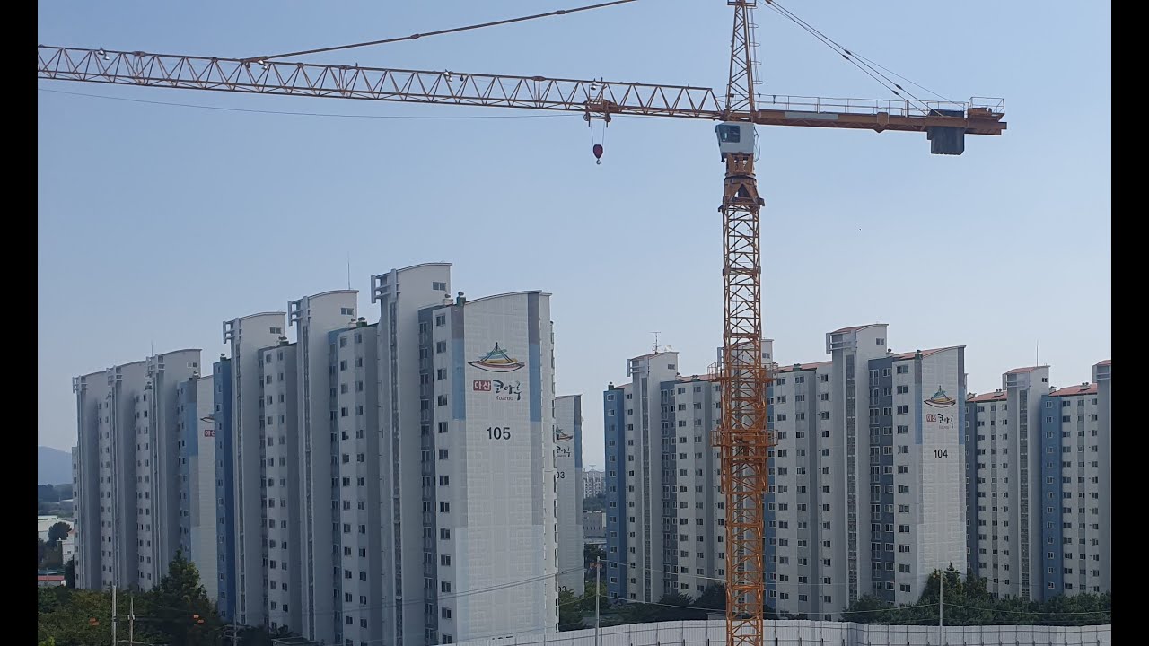 How are apartments built in Korea?