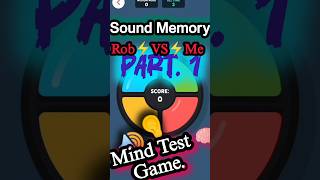 Sound Memory Game🔊👂, Part 1 Mind test | Smart play 🧠🤓.  #gamingshorts #youthubeshorts #public #kids