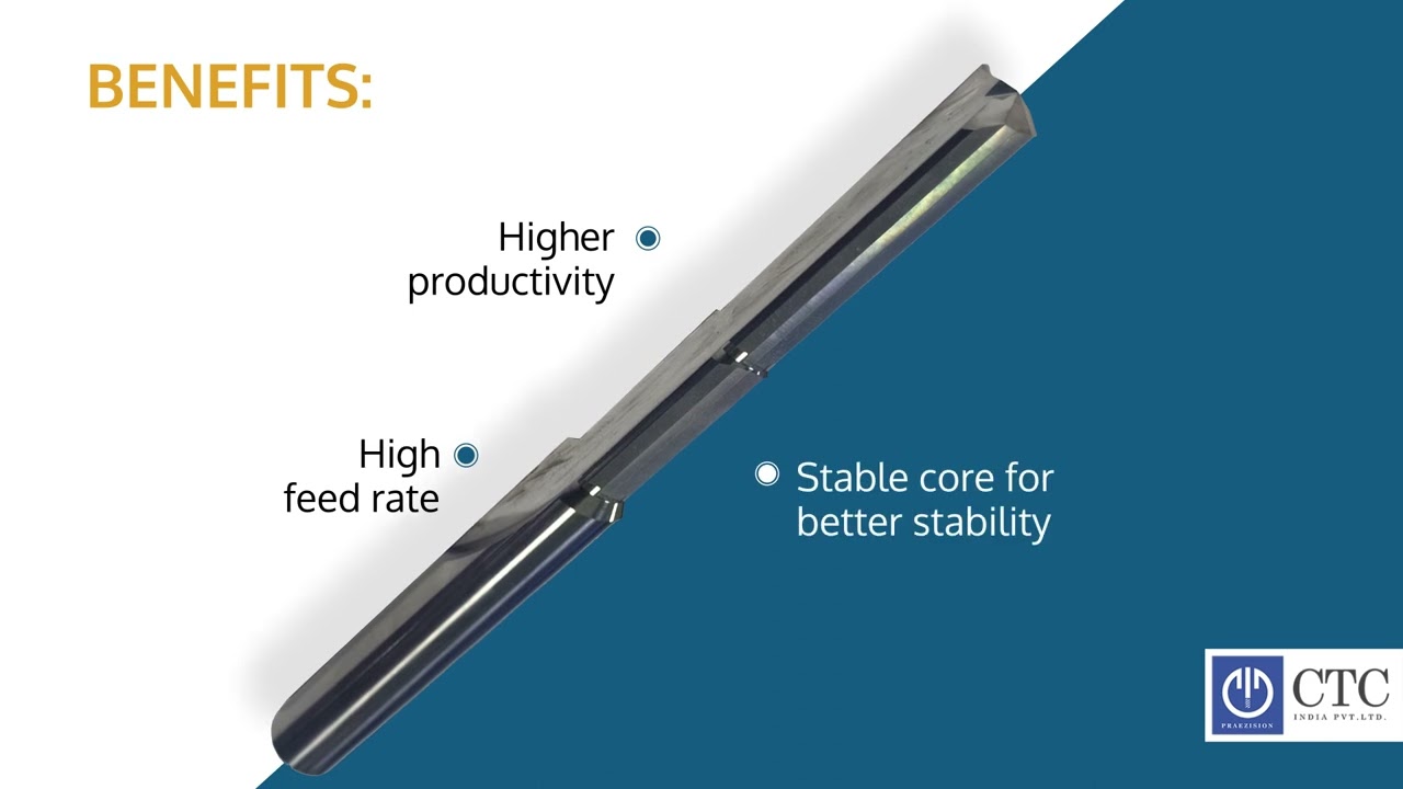 Straight Drill with Step by CTC Praezision Tools | Excellent for Cast Iron and Aluminium