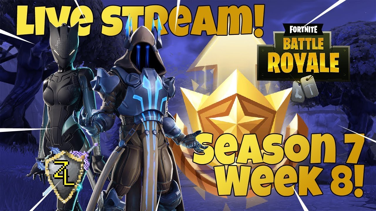 Fortnite Weekly Guide | Week 8 Challenges | Unlocking Ice King and Black Lynx! | ZeddieLittle Gaming