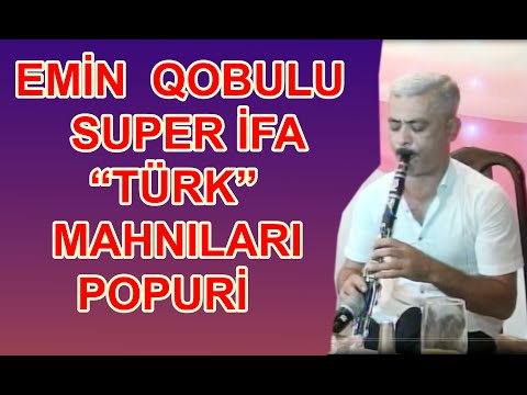 Emin Qobulu  klarnet  Super Turk mahnilari  popuri  Digah toyu Realstudia