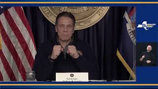 LIVE: New York Governor Cuomo speaks on COVID-19 response and the winter storm