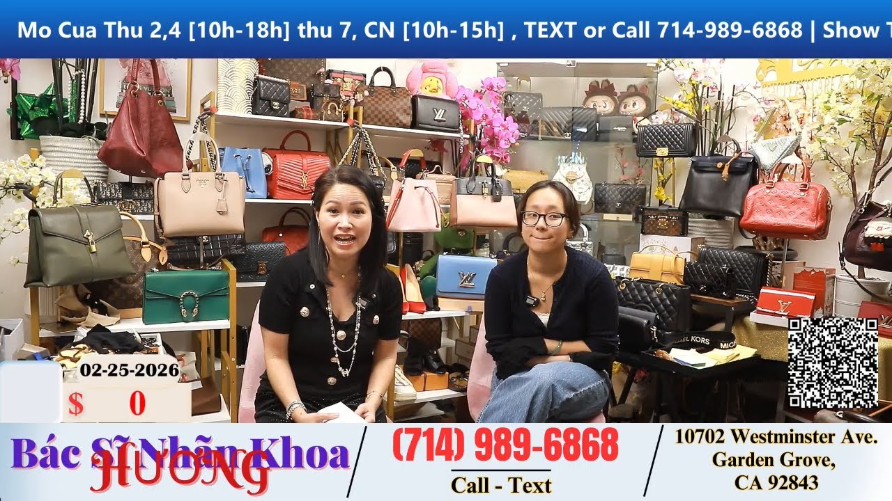Bác Sĩ Nhãn Khoa Hương 02-25-2026 | Dr.Huong 714-989-6868  #bacsihuong #welivecali #tuixachhanghieu