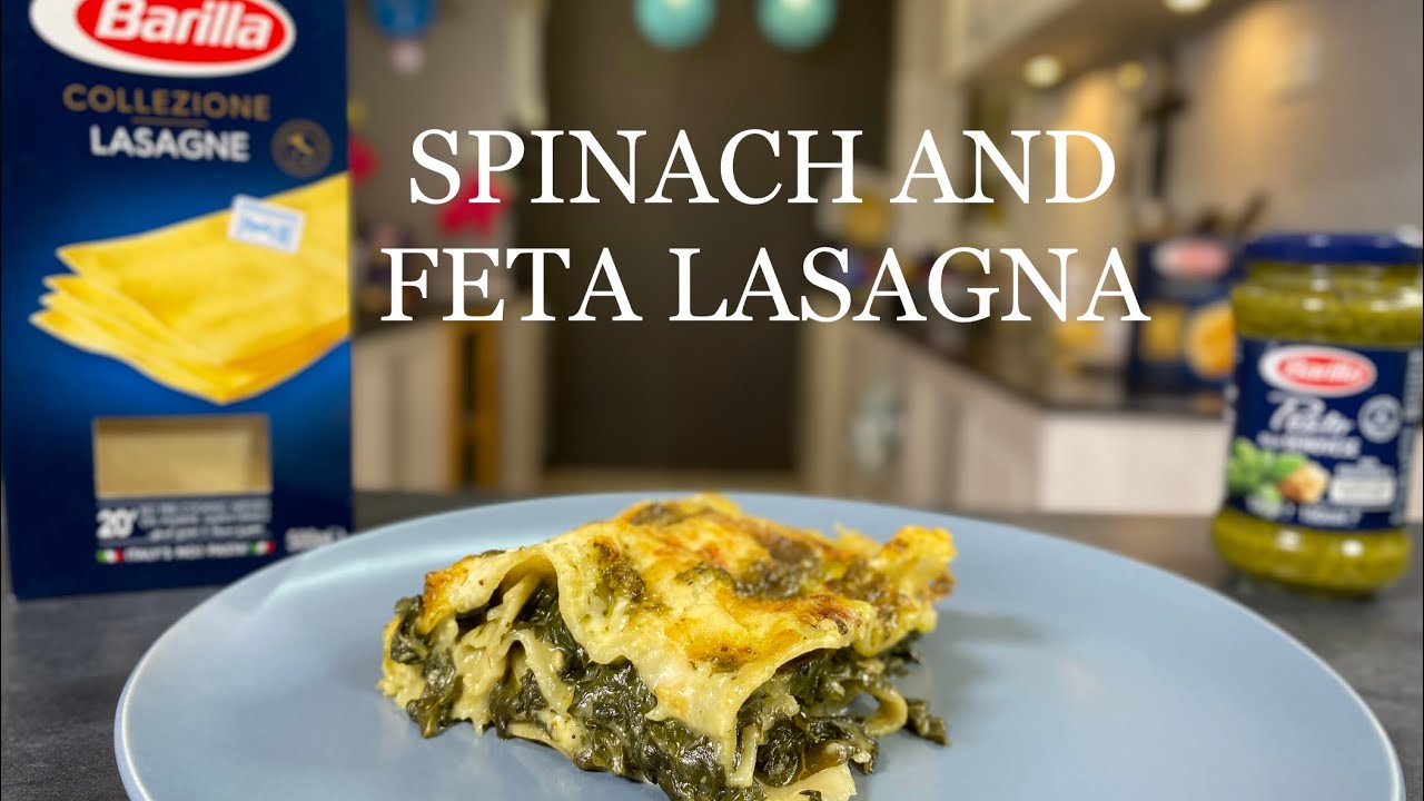 Spinach and Feta Lasagna From Start to Finish YouTube