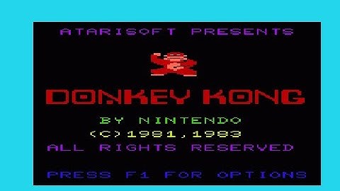 Donkey Kong review for Commodore VIC-20