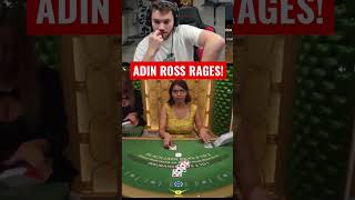 ADIN ROSS RAGES ON BLACKJACK! #shorts #adinross #blackjack