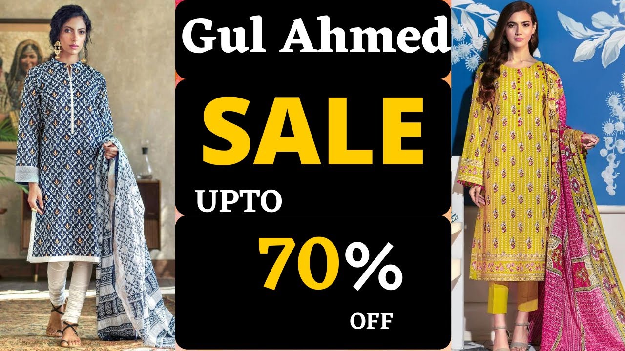 Gul Ahmed Sale Sale Upto 70 Off On Basic Summer Collection Youtube
