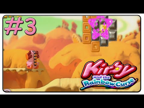 Kirby and the Rainbow Curse 100% Walkthrough Part 3 (World 2-1 + 2-2)