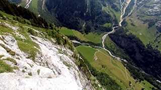 Klettersteig (Via Ferrata) Furenwand  Engelberg, Switzerland, GoPro Hero3