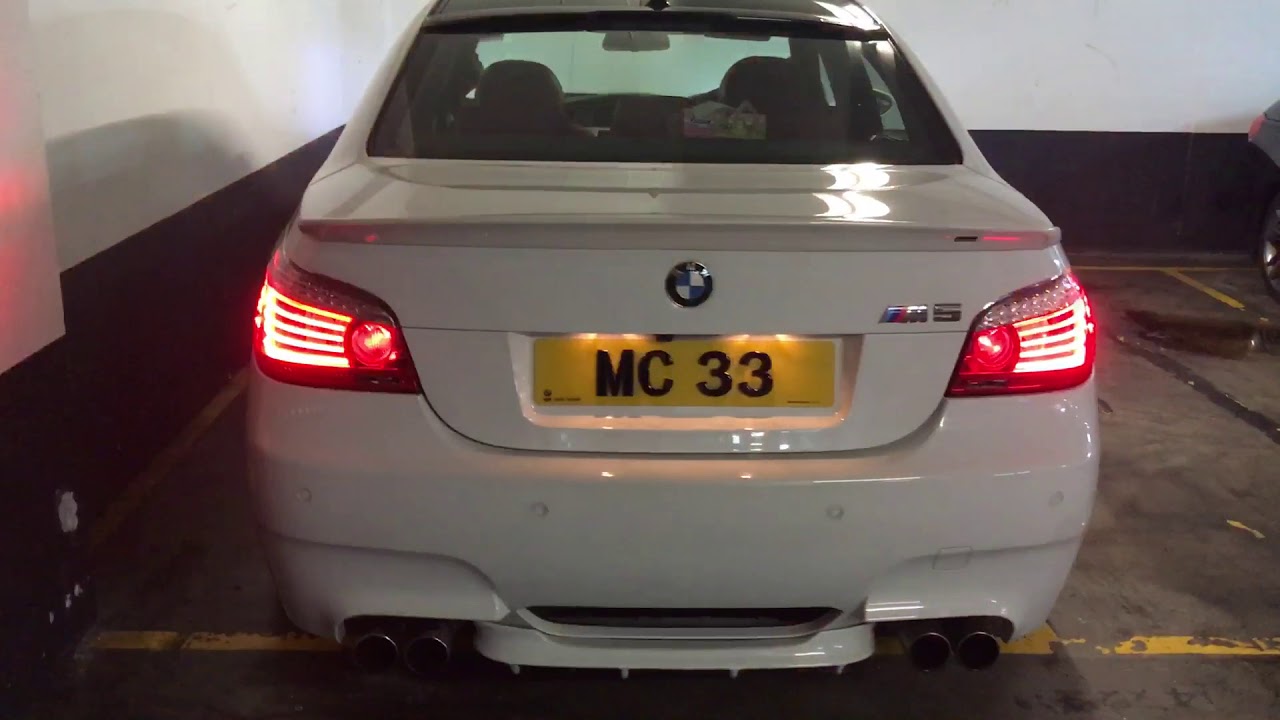 BMW E60 M5 Dynamic brake light YouTube