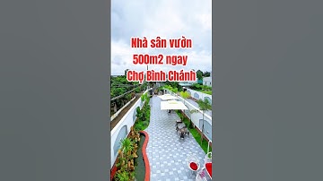 500M2 ✨ NHÀ SÂN VƯỜN GÓC 2 MẶT TIỀN – GẦN CHỢ BÌNH CHÁNH ✨