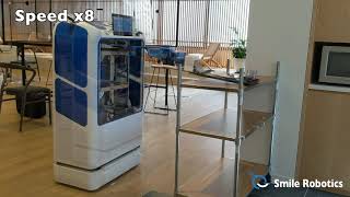 ACUR-C: Autonomous serving robot with an arm for restaurants.