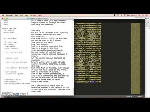 Using pip   installing modules