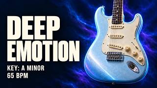 Melancholic Guitar Backing Track in A Minor | 65 BPM – Deep Emotion