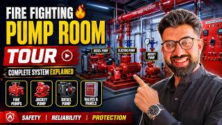 Fire Fighting Pump Room Tour | Main, Diesel & Jockey Pumps Explained
